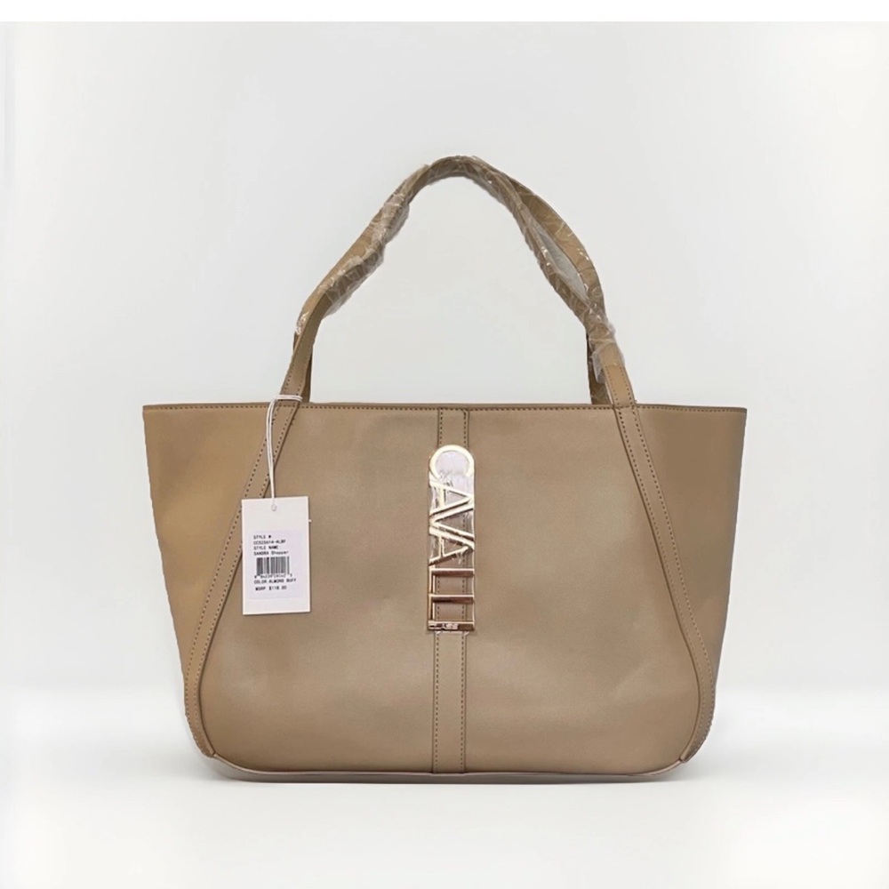 Cavali Class Sandra Shopper Almond Buff Tote Bag MSRP $118 New